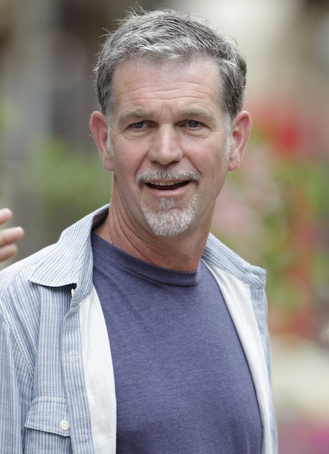 In this July 11, 2012 file photo, Netflix CEO Reed Hastings attends the Allen & Company Sun Valley Conference in Sun Valley, Idaho. Netflix Inc. is facing scrutiny from government regulators for a Facebook post by Hastings in July that may have boosted the online video company’s stock price. Neflix said Thursday, Dec. 6, 2012, that the Securities and Exchange Commission informed it that its staff is recommending civil action be brought against the company and Hastings. The reason: Hastings’ July 3 post in which he said Netflix’s online video viewing “exceeded 1 billion hours for the first time ever in June.” (AP Photo/Paul Sakuma, File)