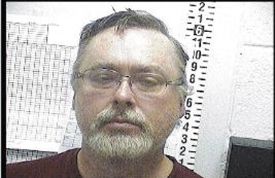 James Cameron's booking photo, from the Sandoval County Detention Center in New Mexico.
