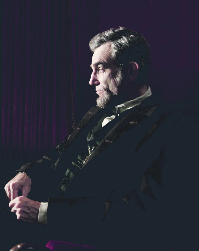 Daniel Day-Lewis as Lincoln.