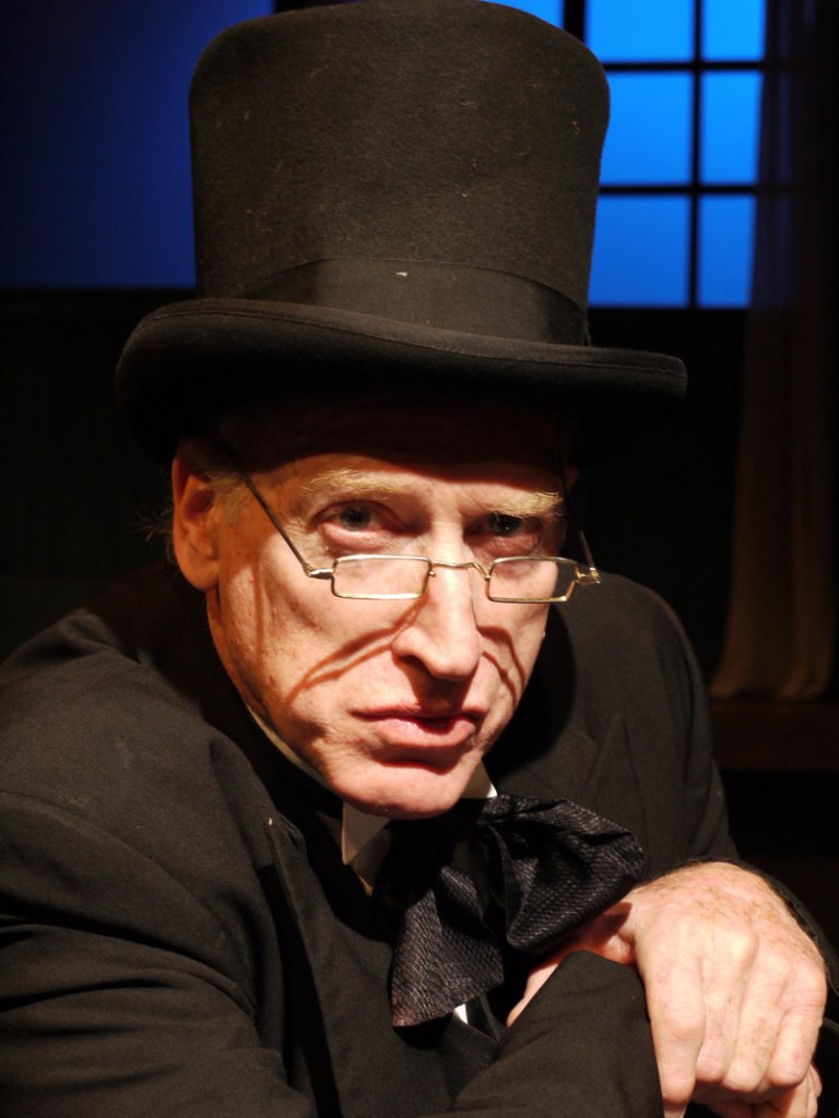 Joel Leffert is Scrooge in The Public Theatre production of Charles Dickens’ “A Christmas Carol,” which opens its three-night, four-performance run on Friday in Lewiston.