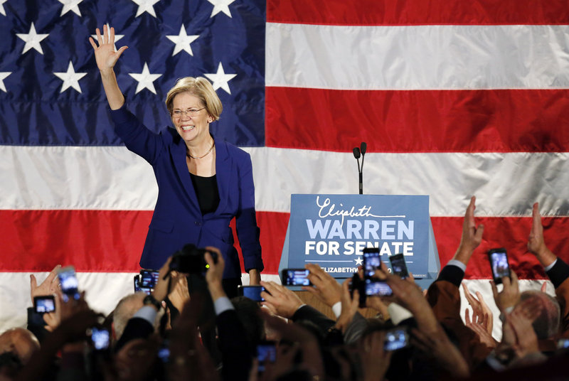 Sen.-elect Elizabeth Warren, D-Mass., an outspoken critic of Wall Street, may get a seat on the Senate Banking Committee.