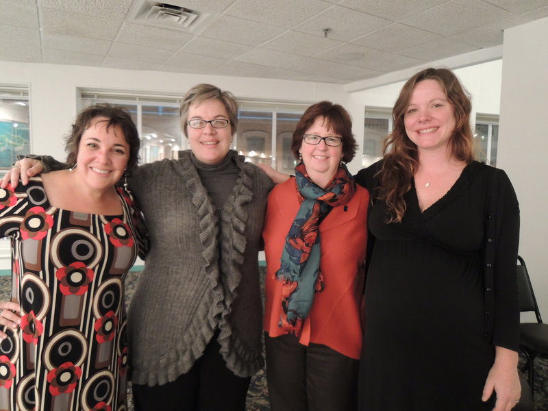 Representing Goodwill Industries of Northern New England, from left, Kimberly Curry, community relations manager; Trendy Stanchfield, director of development; Jane Driscoll, vice president of public affairs; and Michelle Smith, communications manager.