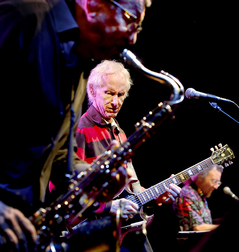 Robby Krieger, who was a guitarist for The Doors, performs with Robby Krieger’s Jazz Kitchen at Port City Music Hall on Saturday.