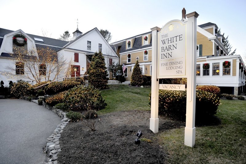 The White Barn Inn in Kennebunkport plans an elegant black-tie party featuring dinner, a kitchen tour and live music.