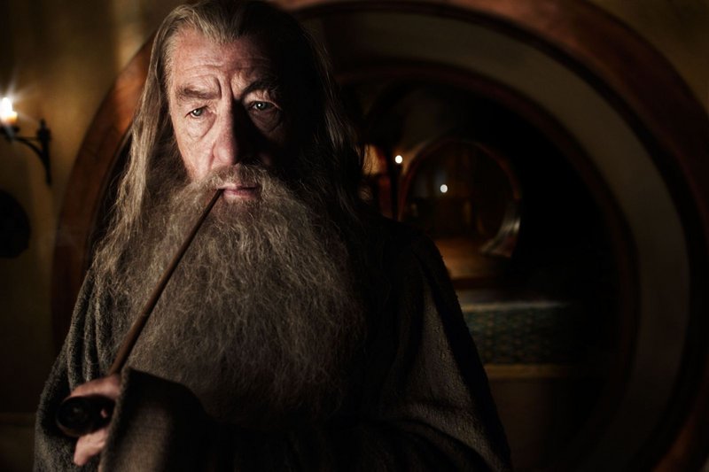 Ian McKellan reprises his “Lord of the Rings” role as the wizard Gandalf.