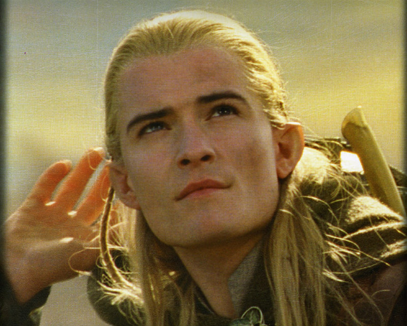 Orlando Bloom as the elf Legolas