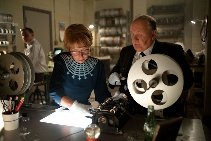 Helen Mirren and Anthony Hopkins star as Alma Reville and Alfred Hitchcock in “Hitchcock.”