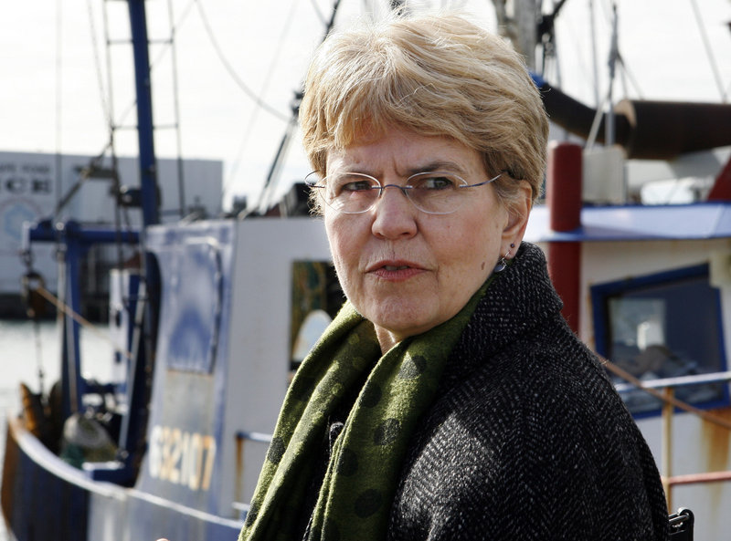 National Oceanic and Atmospheric Administration chief Jane Lubchenco has been praised by environmentalists, but criticized by New England fishermen who say drastic catch reductions under her reign will put them out of business.