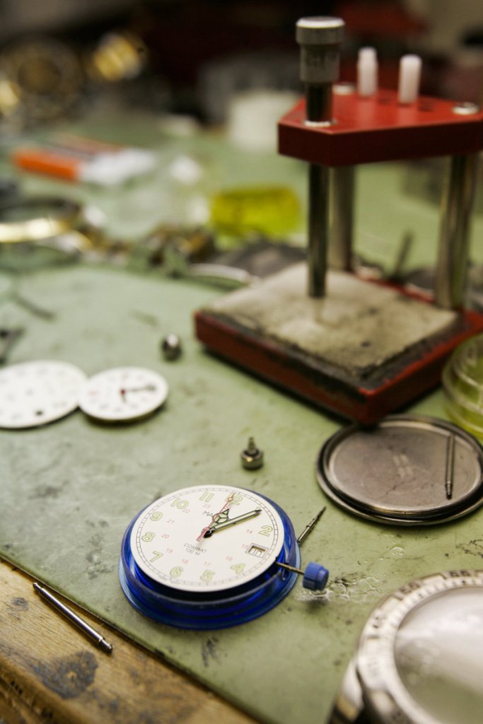 Jules Borel & Co. in Kansas City does a big business in watch repair.
