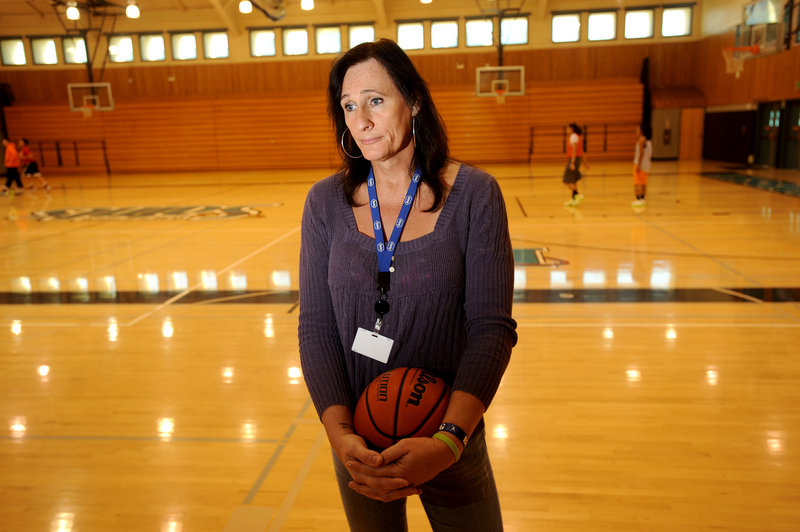 Gabrielle Ludwig, a 6-foot, 6-inch transsexual, plays on Mission College’s women’s basketball squad.