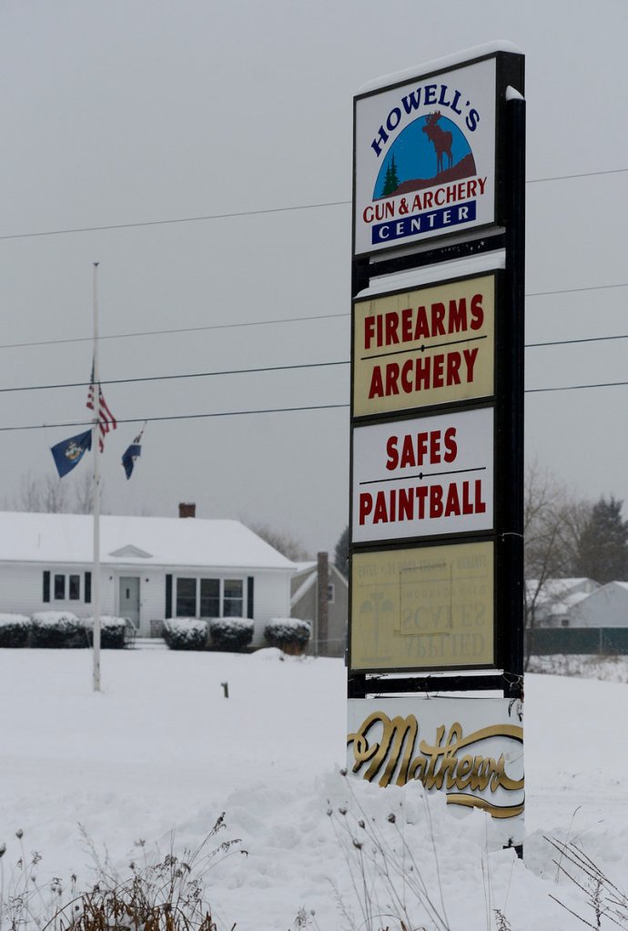 At Howell’s Gun & Archery Center in Gray, Adam Copp, the company president, said Monday that horrific crimes like Friday’s school shooting in Newtown, Conn., “just escalate fears. ... All across America, people feel such uncertainty about morality in general.”