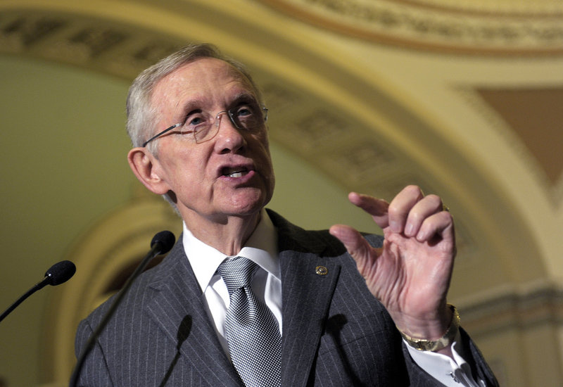 Senate Majority Leader Harry Reid of Nevada, who spoke following a Democratic policy luncheon Tuesday, says a “Plan B” tax proposal from Republicans “will not pass the Senate.”