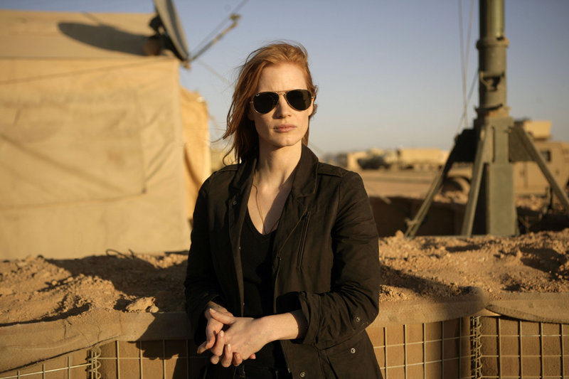 Jessica Chastain stars in “Zero Dark Thirty” as a mid-level CIA operative in Islamabad, Pakistan.