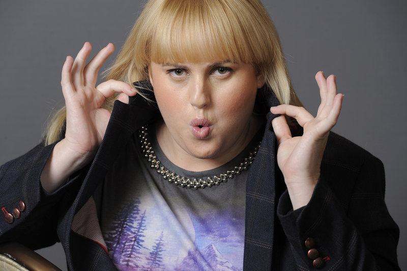 Actress, writer and comedienne Rebel Wilson poses for a portrait in Beverly Hills, Calif. She rose to fame with her role as Kristin Wiig’s nosy roommate in “Bridesmaids.”
