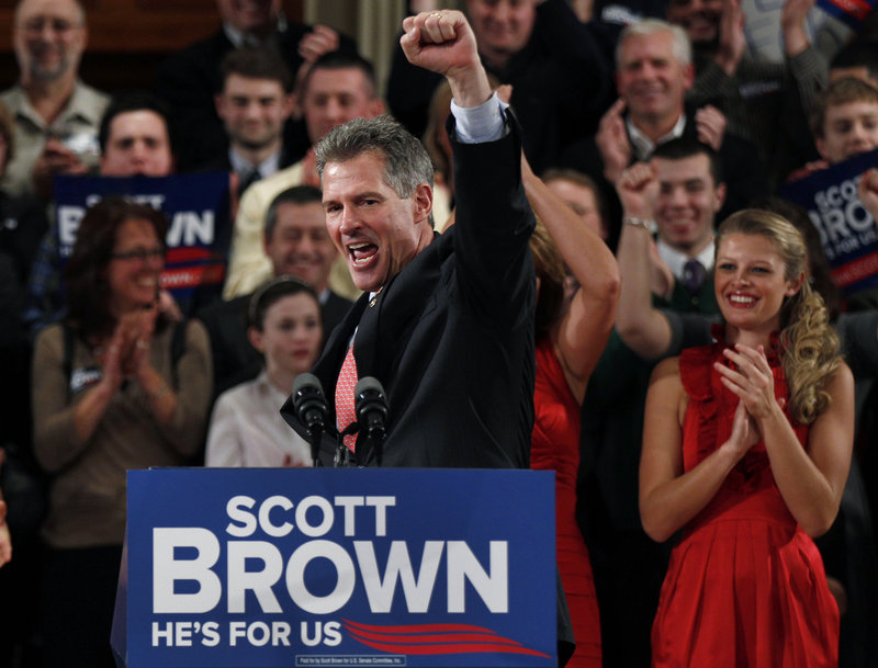 U.S. Sen. Scott Brown, R-Mass., lost his re-election bit to Democrat Elizabeth Warren in November. If Sen. John Kerry, D-Mass., is confirmed by the Senate for secretary of state, Brown could run for the seat in a special election, the state’s third Senate contest since 2010.