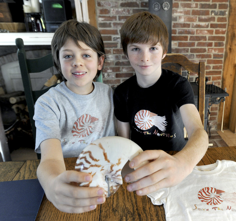 The chambered nautilus has been around since prehistoric times, and Josiah Utsch and Ridgely Kelly are trying to ensure its continued survival by raising money and awareness for the creature’s plight.
