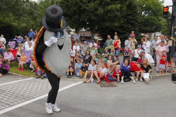 Steamer, the official clam mascot of the Yarmouth Clam Festival