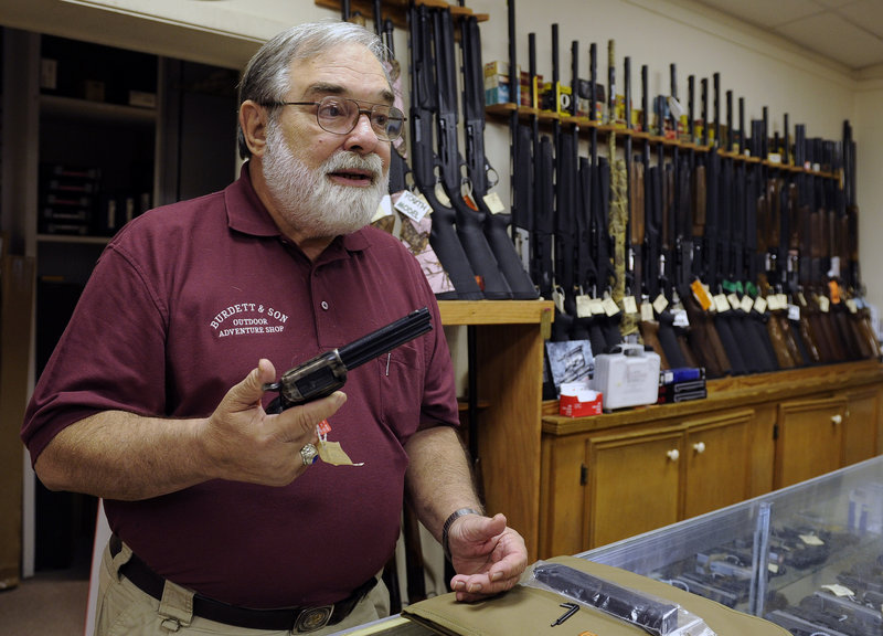 Dave Burdett, the outspoken owner of a gun store in College Station, Texas, says his affinity for guns is rooted in history, not sport.