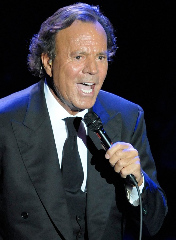 Spanish singer Julio Iglesias performs during a concert at the Cap Roig festival in Calella de Palafrugell, Spain, in 2008.