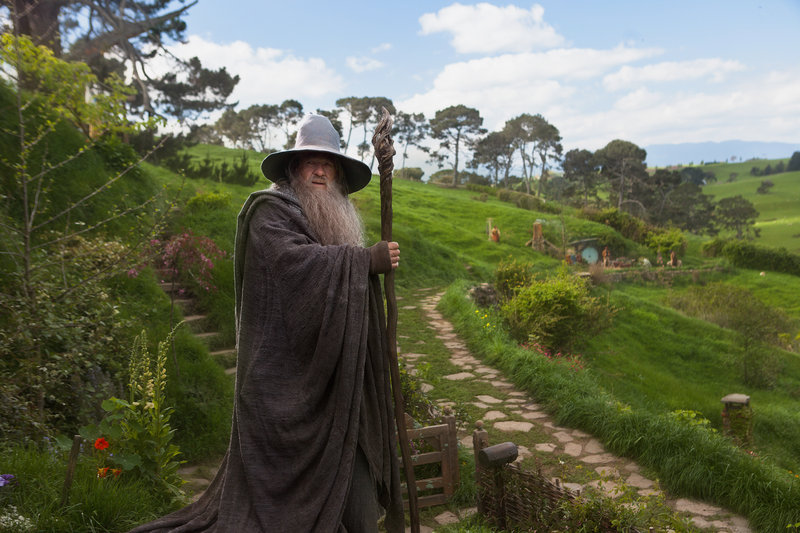 Ian McKellen portrays Gandalf in “The Hobbit: An Unexpected Journey.”