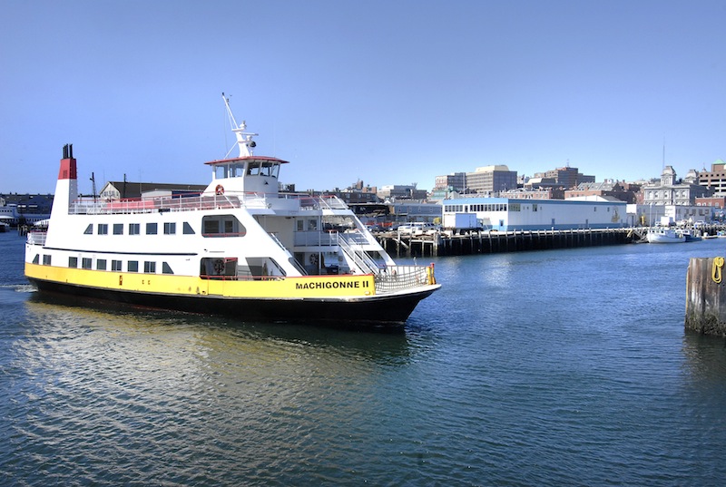 In this 2008 file photo, the Casco Bay Lines ferry Machigonne ll. The car ferry to Peaks Island is being taken out of service Monday afternoon and Tuesday morning because of a mechanical failure.