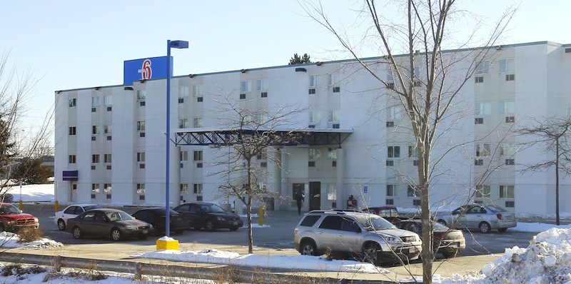 The body of a dead woman was found in a car in the Motel 6 parking lot in Portland on Thursday afternoon, January 17, 2013. Police are calling the death suspicious and an investigation is ongoing.