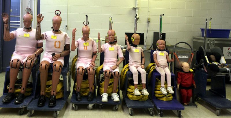 Hybrid III crash-test dummies, created in the 1970s by GM, are still widely used today. But four developments in anthropomorphic test-device technology soon could lead to changes in crash-test procedures. 04000000 FIN krtbusiness business krtnational national krtedonly mct 04007010 04011000 04011002 AUT automotive equipment engineering krtauto auto automobile car krtconsumergoods consumer goods krtgoods goods krtmanufacturing manufacturing krtnamer north america krtusbusiness luxury goods u.s. us united states 13006001 krtresearch research krtscience science krtscitech SCI science research survey 2013 krt2013