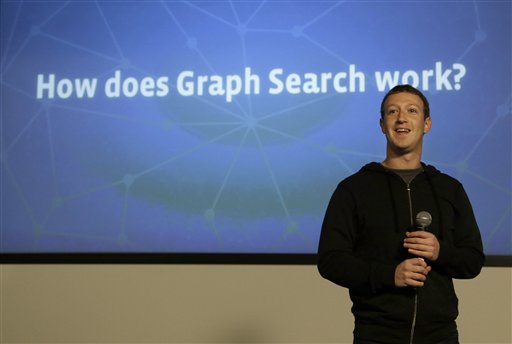 Facebook CEO Mark Zuckerberg speaks at Facebook headquarters in Menlo Park, Calif., on Tuesday.