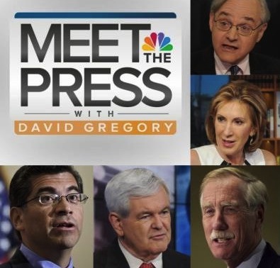 Maine's junior senator, Angus King, bottom right, discussed Congress' responsibility regarding the nation's debt ceiling on "Meet the Press" Sunday.
