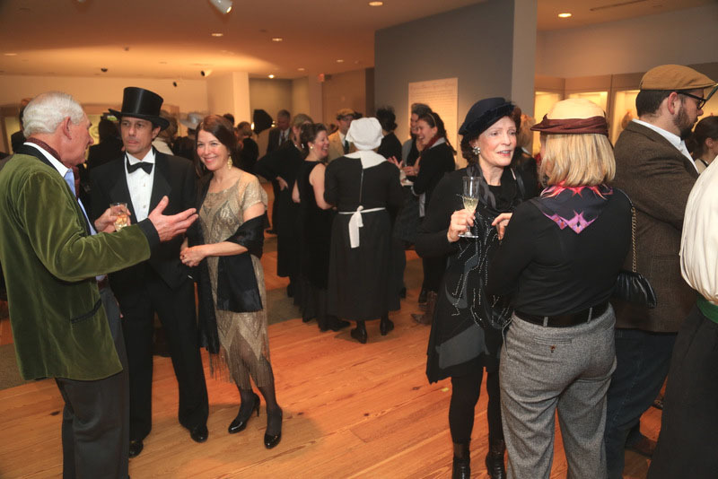 Costumed guests enjoy a “Downton Abbey”-themed MPBN party in December.