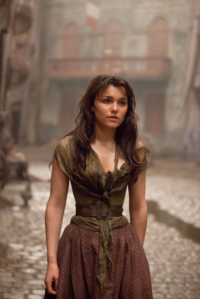 Samantha Barks plays the role of Eponine in “Les Miserables.”