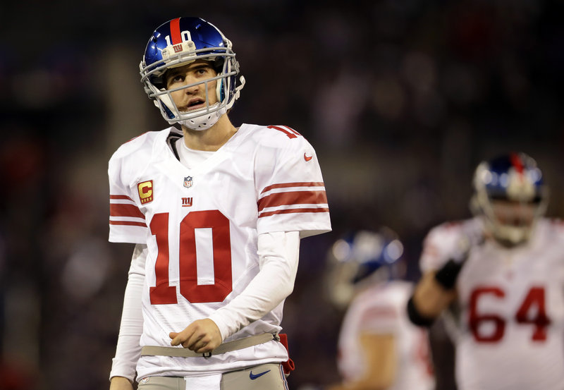 Eli Manning passed for almost 4,000 yards and directed an offense that finished fifth in the NFL with 429 points, but the Giants lost five of their last eight games after a 6-2 start.