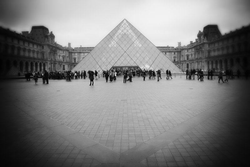 “Louvre Entrance,” from “Visual Whispers” by Dan Dow.