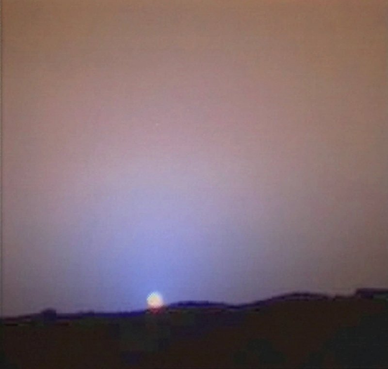 A NASA televised Mars sunset. Earth pioneers could get to see one in person by 2023 if all goes as planned.