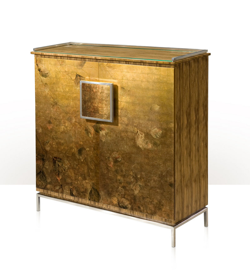 An Autumnal Glow chest from furniture maker Theodore Alexander.