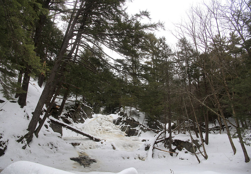 Cascade Falls has long been a popular passive recreation site in Saco and if the city consents to Monkey Trunks’ proposal, could be viewed from a zip line.