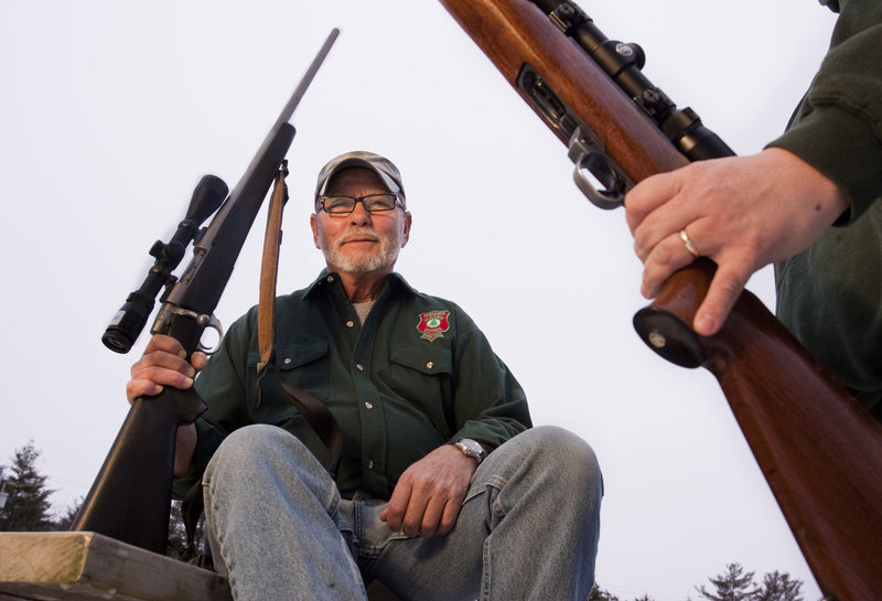 Thom Watson of Bath says Maine hunters might be willing to give up high-capacity magazines. "Nobody I know carries them," he said.
