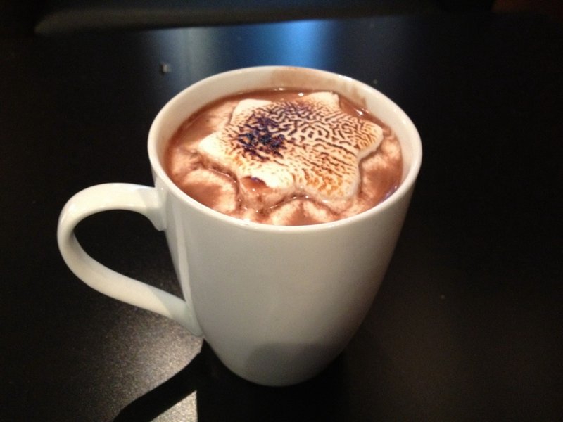 Gelato Fiasco's hot chocolate