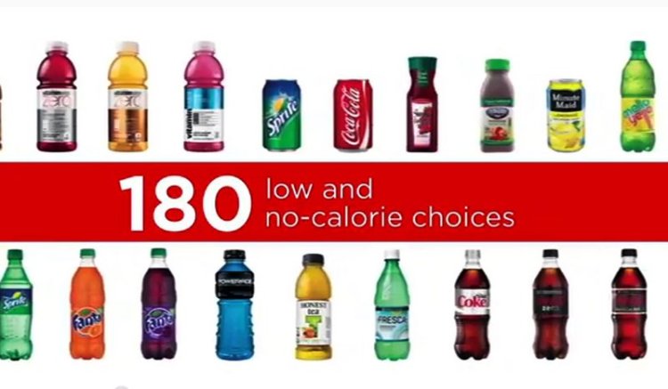 A 2014 commercial from Coca-Cola lays out the company’s record of offering drinks with fewer calories over the years. An advocacy group is asking regulators to investigate whether manufacturers including Coca-Cola and PepsiCo have engaged in false or misleading advertising.