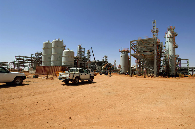This April 2005 photo released by Statoil shows the Ain Amenas gas field in Algeria, where Islamist militants conducted a raid and took hostages Wednesday in the Sahara desert. The militants hunkered down for the night in the natural gas complex and were surrounded by government forces.