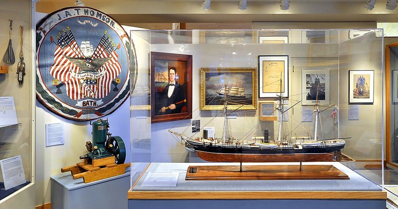 “Ahead Full at Fifty: 50 Years of Collecting” is on view at the Maine Maritime Museum in Bath.