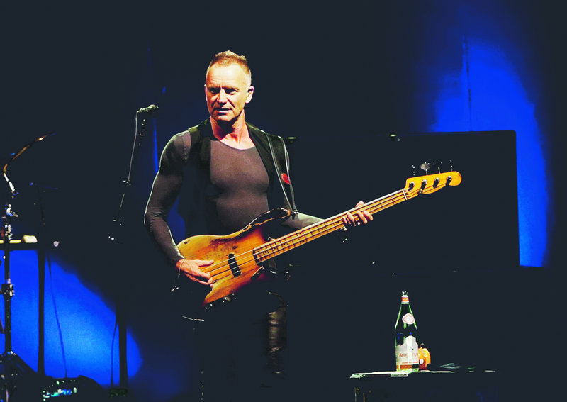 Sting is coming to the Bangor Waterfront Pavilion on June 20 and the Bank of America Pavilion in Boston June 21.