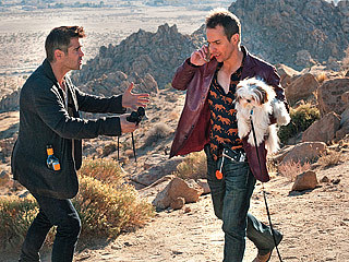 Colin Farrell, left, and Sam Rockwell in “Seven Psychopaths.”