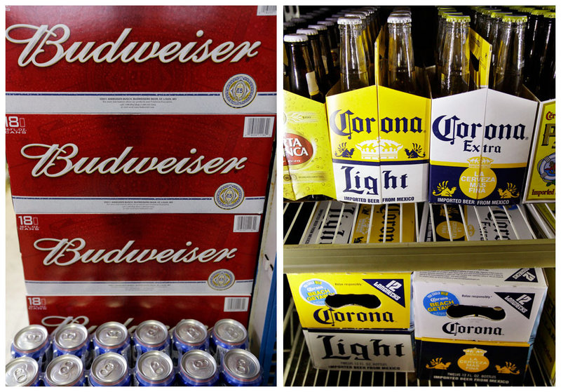 Anheuser-Busch InBev, the brewer of Budweiser, and Grupo Modelo, which makes Corona, control 46 percent of annual U.S. beer sales.