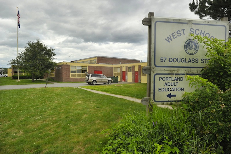 In this 2011 file photo, the West School on Douglass Street in Portland.
