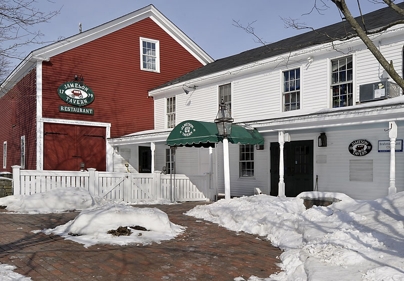 Freeport's historic Jameson Tavern, which closed suddenly this month, is up for sale.