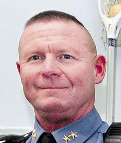 Outgoing Skowhegan Police Chief Michael Emmons
