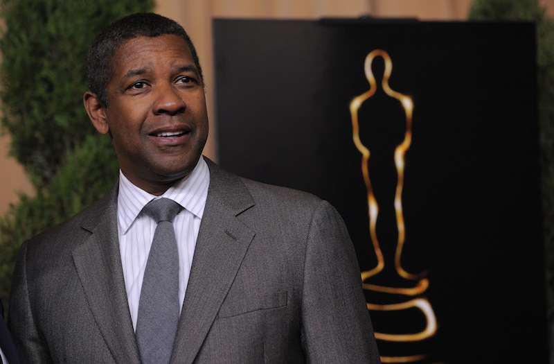 Denzel Washington, nominated for best actor in a leading role for "Flight," arrives at the 85th Academy Awards Nominees Luncheon at the Beverly Hilton Hotel on Monday, Feb. 4, 2013, in Beverly Hills, Calif. (Photo by Chris Pizzello/Invision/AP)