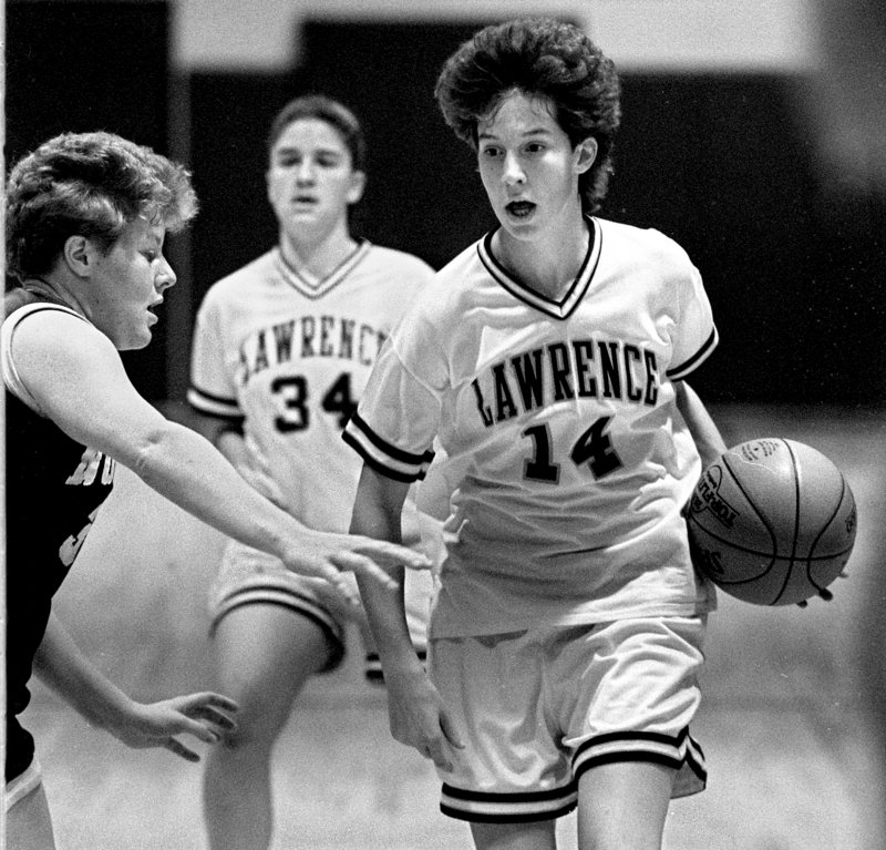 Cindy Blodgett not only led Lawrence to four straight state championships from 1991-94, two of them won in Bangor, but set numerous tournament records that still are standing.