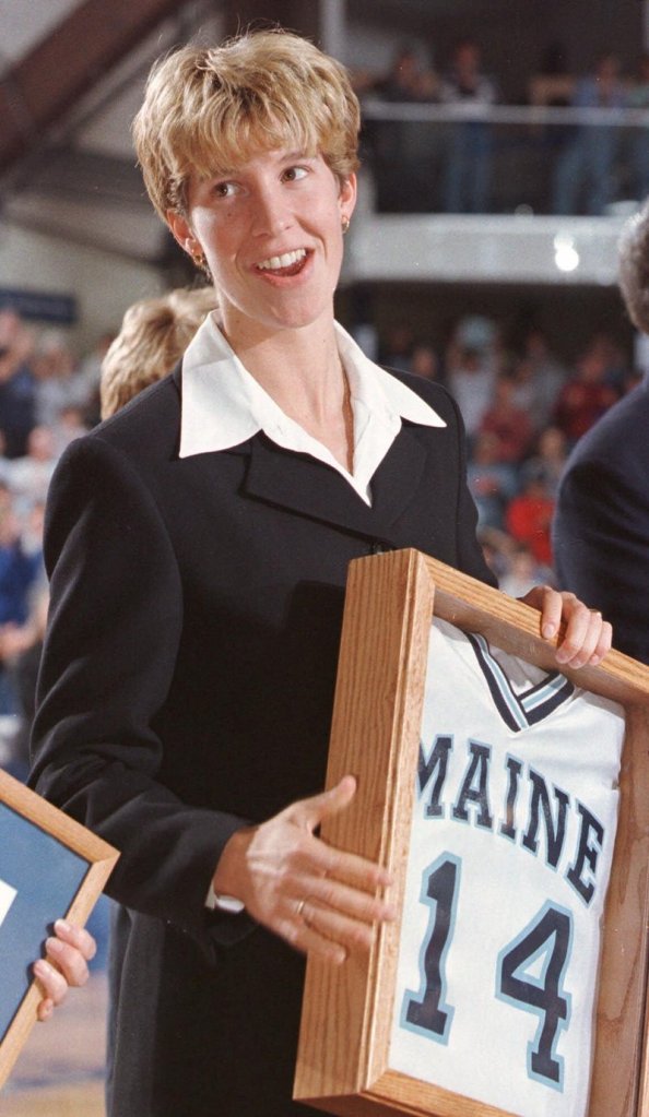 Cindy Blodgett went from Lawrence High to UMaine to the WNBA, but the Bangor Auditorium is her favorite.